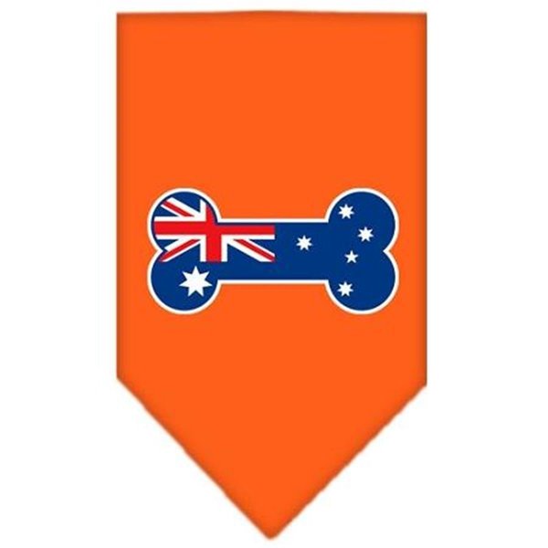 Unconditional Love Bone Flag Australian  Screen Print Bandana Orange Small UN812500